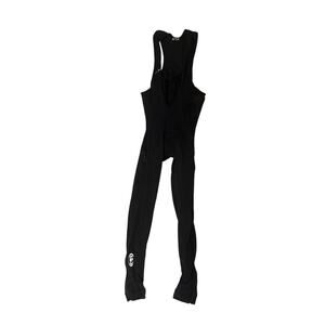 Men Louis Garneau Black Padded Stockholm Bib Bodysuit Biking Cycling Pant Tights